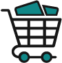 icon showing full shopping cart
