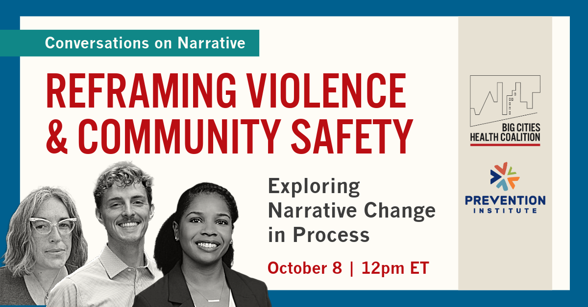 Graphic showing headshot of Anneta Arno and Cities the Future of Health Webinar Series