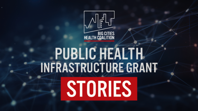 Graphic that reads Public Health Infrastructure Grant stories