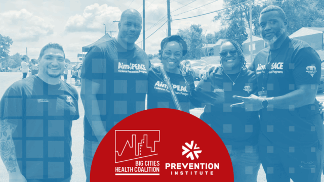 Photo showing members of Kansas City's Aim4Peace violence prevention program